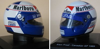 casques prost 1989