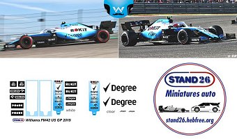 Decals FW42 USA 2019