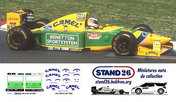 Decals Benetton Saint Marin 1993