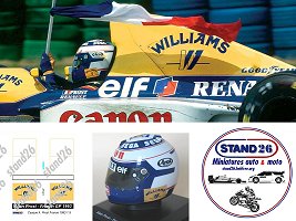 decals casque prost france 93